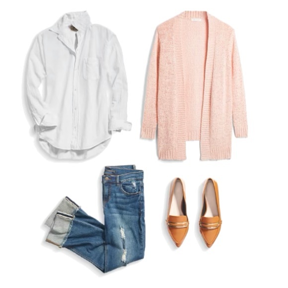 Honey Punch open weave pink cardigan - Picture 6 of 7